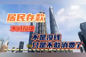 都说经济下滑但居民存款反而增加了，不是没钱了，只是不敢消费了