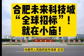 合肥未来科技城“全球招标”！就在小庙！视频封面