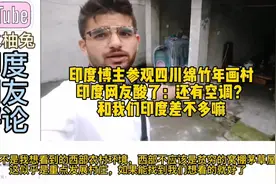 印度博主参观四川绵竹农村，印度网友酸了：农民家里买的起空调？视频封面