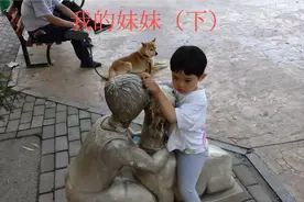 我的妹妹今年五岁了，大家看我的妹妹可爱吗？