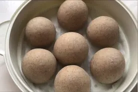 荞麦面馒头好吃的做法，一次发酵，好吃又省时，低脂又营养