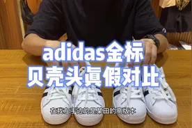 最强阿迪adidas金标贝壳头真假对比评测，这些细节你知道吗