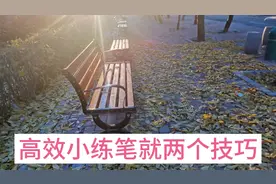 高效小练笔就两个技巧，十天就能达到一类文水平。
