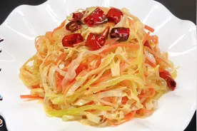 过年吃得太油，做一道炝拌三丝解解腻，清脆爽口全家爱吃视频封面
