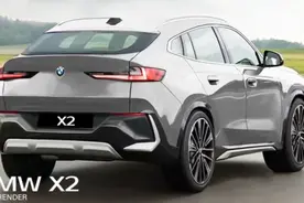 22万，2023全新宝马x2登场，外观内饰焕然一新，如同“小x6”视频封面