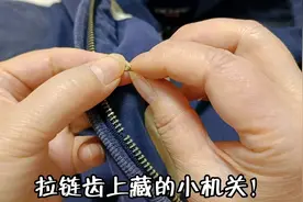才知道，拉链齿上还藏有小机关！了解后轻松解决掉齿问题，厉害！视频封面