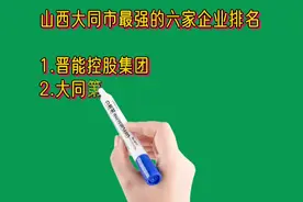 山西大同市最强的六家企业排名视频封面