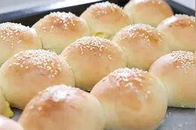 普通面粉做面包！简单的配方更适合新手，松软夹心，超容易成功