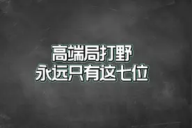 高端局打野永远只有这七位，学会其中一位轻松就可以上大分视频封面