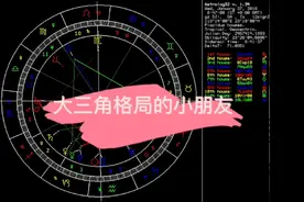 大三角格局的小朋友客盘分析（上）#星座