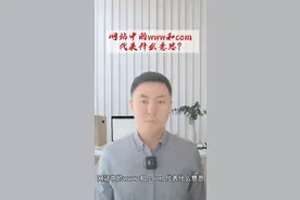 网站中的www和com 代表什么意思？视频封面