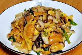 香菇鸡蛋怎么做才好吃，学会这样做，营养鲜香又下饭，一周做多次