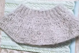 圆肩羊绒衫编织教程四志田育克花样编织方法从上往下棒针织毛衣