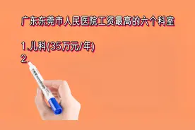 广东东莞市人民医院工资最高的六个科室排名视频封面