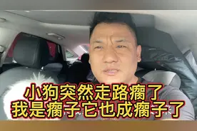 小狗突然走路瘸了，上次也出现这个症状，有大哥知道什么原因吗