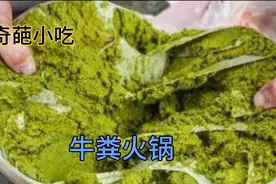 奇葩小吃――牛瘪（牛粪）火锅，又称“百草汤”，来源于贵州广西视频封面