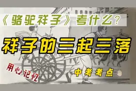 《骆驼祥子》考什么？答案是祥子的三起三落@决胜中考 @阅读第一视频封面