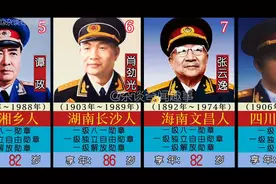 1955年受衔的十大开国大将姓名、籍贯、享年、排名及获得荣誉视频封面