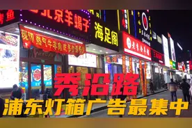 上海浦东秀沿路广告牌最集中的一条街，每天几万年轻人在这里生活视频封面