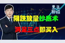 阴跌放量抄底术，满足三点即买入视频封面