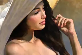 这组时尚性感的女性油画中，抽烟的女人更有味儿！视频封面