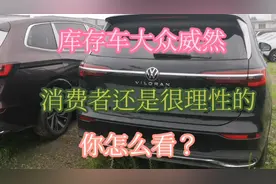 库存车大众威然，颜色来看消费者还是很理性的，你怎么看？