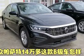 大众最便宜的B级车 帕萨特280商务版 裸车14万多 是不是比速腾强视频封面