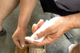 手工卷烟全过程