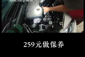 法系标致308该保养了200多也搞定视频封面