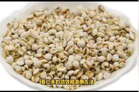 薏仁米的功效和食用方法