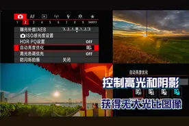 佳能R6“亮度优化”和“高光优先”怎么设置，它的作用是什么？