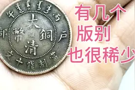 大清铜币中心淮的几个版别，有几个版别也是很稀少的。视频封面