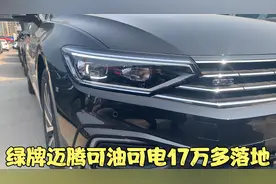绿牌的迈腾GTE油电两用 配置比330豪华版还要高 17万多落地怎么样