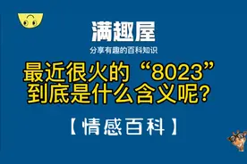 最近很火的8023，到底是什么含义呢？视频封面