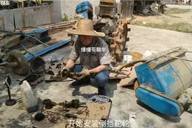 手扶拖拉机改装到下田全过程