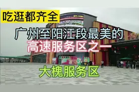 广州至阳江段最美的高速服务区之一大槐服务区