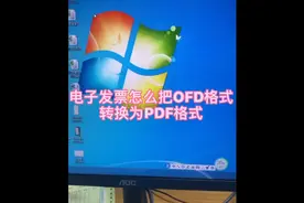 电子发票转成PDF格式操作方法