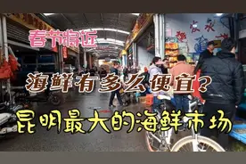 距离春节只有10天了，昆明最大的海鲜市场，海鲜有多么的便宜？视频封面