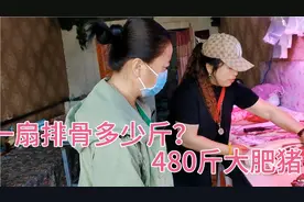 黑龙江农村媳妇花530元，买一扇排骨和20斤肉，这价格便宜吗？视频封面