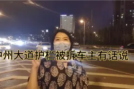 中州大道的护栏被拆建花坛，交通隐患不容小视，对此事你怎么看视频封面