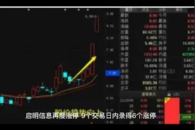 大妖股，启明信息视频封面