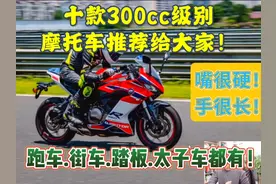 十款300cc级别摩托车推荐给大家！跑车.街车.踏板.太子车都有哦！视频封面