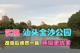 实拍汕头金砂公园，改造后的环境优美更是焕然一新，你打几分？视频封面