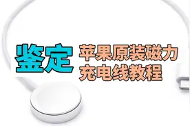 Apple Watch 原装磁力充电器充电线真假鉴定教程win系统检测方法