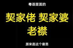 粤语俚语“契家佬、契家婆、老襟、瓜老衬”的意思与来历