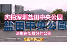 实拍深圳盐田中央公园，深圳东部最好的公园，依山傍海，景色绝美视频封面