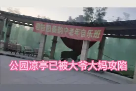 兰州一小区公园唯一的凉亭被大爷大妈占领，附近居民不堪其扰