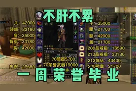 一周荣誉装备毕业！不肝不累的方法【魔兽WLK怀旧服】视频封面