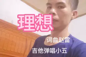 中国民谣歌谱，理想吉他弹唱；词曲：赵雷～～有包袱有理想的