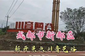 成都市新都区新开的小众网红景点川音艺谷视频封面